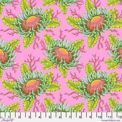 Jelly Roll Quilt Fabric | Tula Pink Coral Reef | 2 1/2" Strips | 40 Pieces