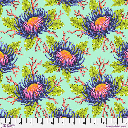Jelly Roll Quilt Fabric | Tula Pink Coral Reef | 2 1/2" Strips | 40 Pieces