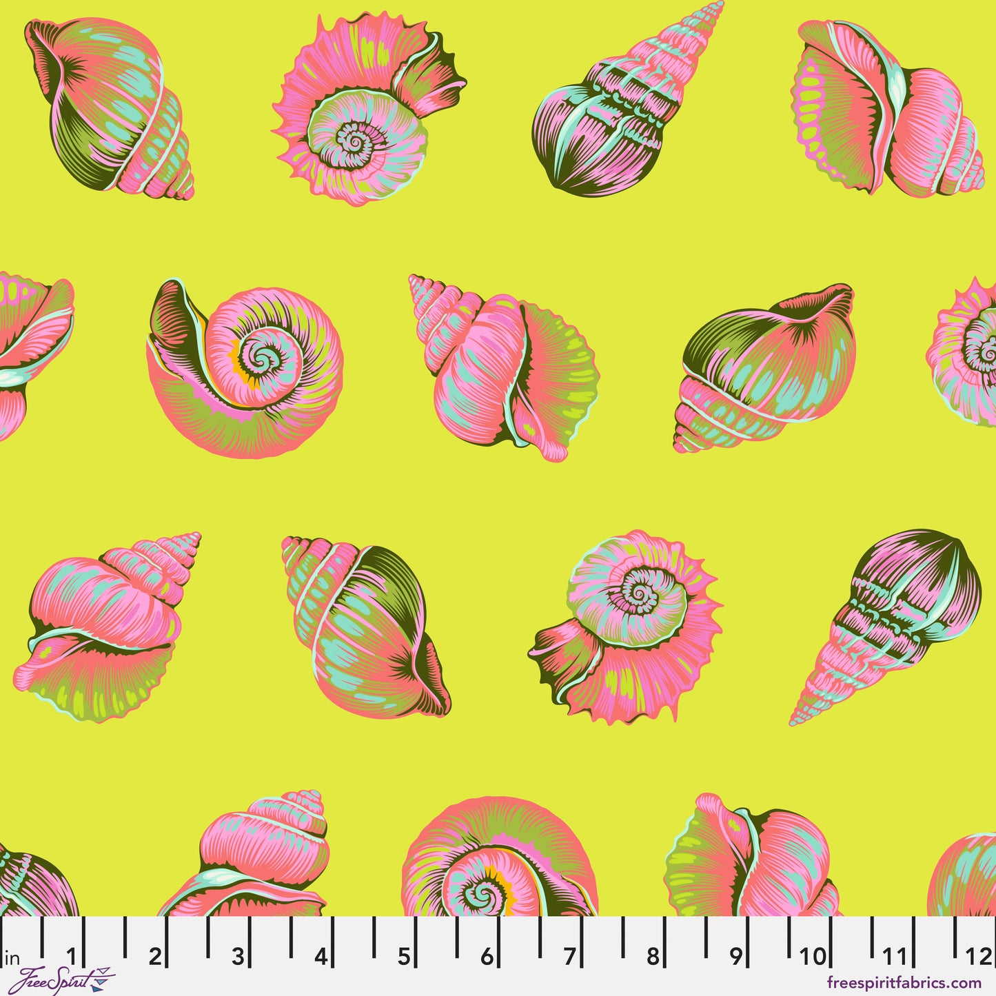 Jelly Roll Quilt Fabric | Tula Pink Coral Reef | 2 1/2" Strips | 40 Pieces