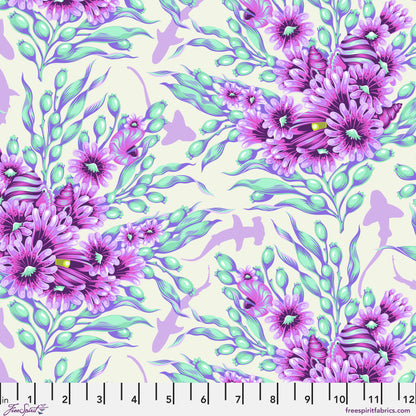 Jelly Roll Quilt Fabric | Tula Pink Coral Reef | 2 1/2" Strips | 40 Pieces