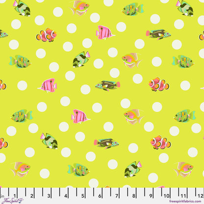 Jelly Roll Quilt Fabric | Tula Pink Coral Reef | 2 1/2" Strips | 40 Pieces