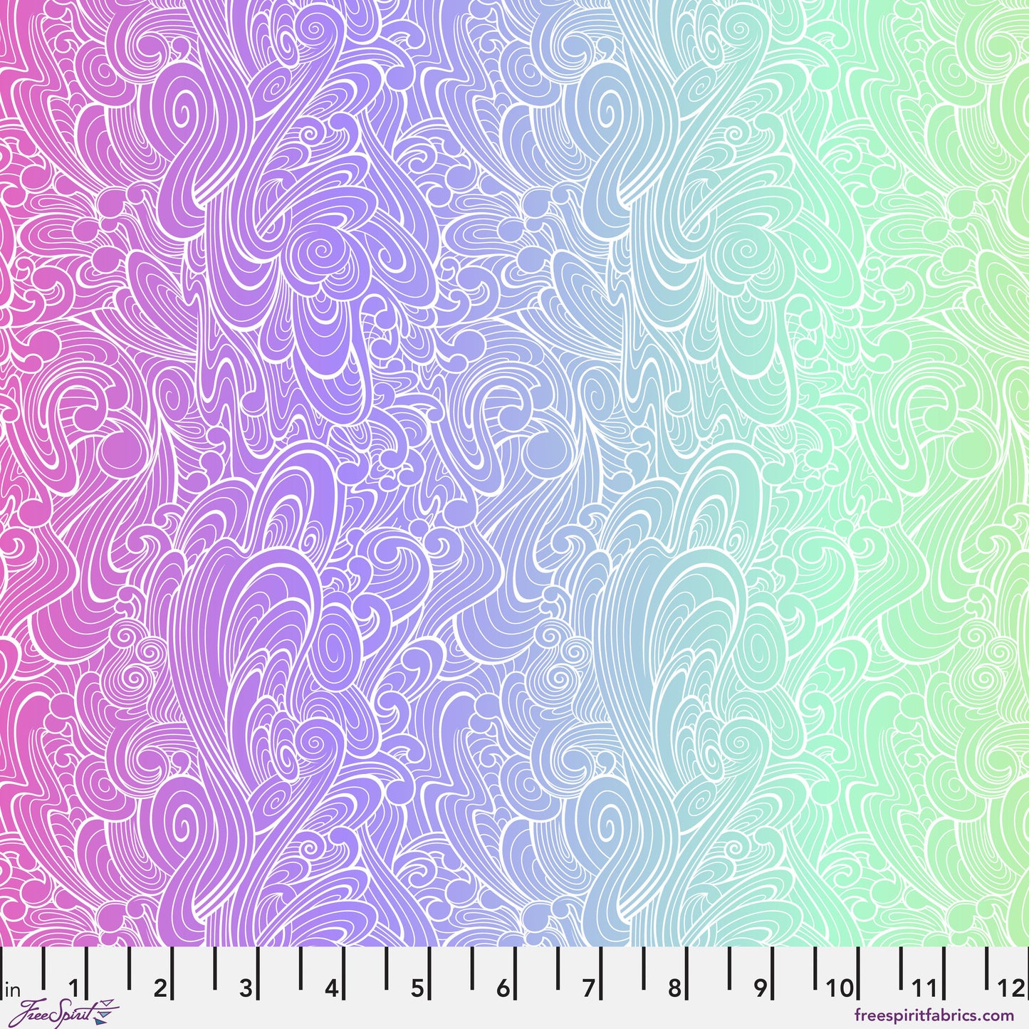 Jelly Roll Quilt Fabric | Tula Pink Coral Reef | 2 1/2" Strips | 40 Pieces