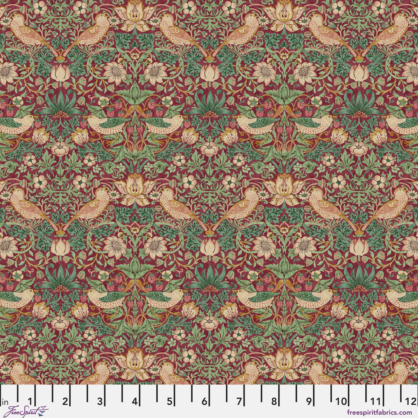 Fat Quarter Bundle Quilt Fabric | Free Spirit Morris & Co Lodden Collection | 20 Pieces