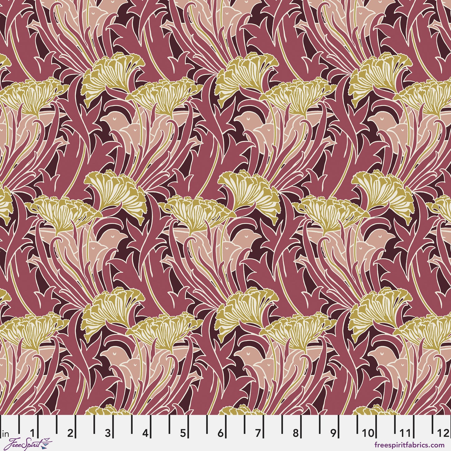 Fat Quarter Bundle Quilt Fabric | Free Spirit Morris & Co Lodden Collection | 20 Pieces
