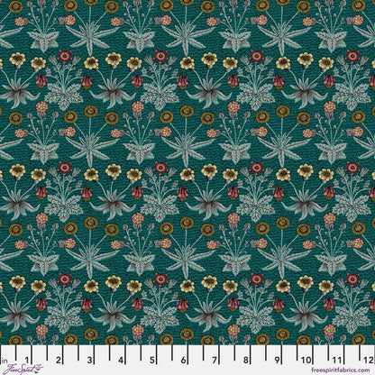 Fat Quarter Bundle Quilt Fabric | Free Spirit Morris & Co Lodden Collection | 20 Pieces