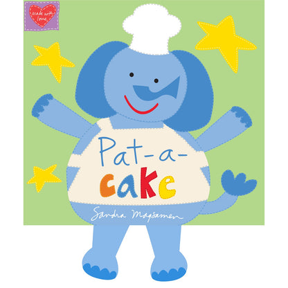 PAT-A-CAKE Huggable and Loveable Fabric Book Panel by Sandra Magsamen for Studio E Fabrics