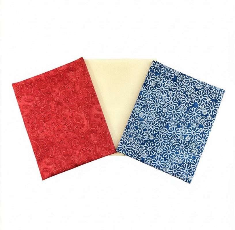Quilt Kit | Make it Patriotic With 3-Yard Quilts Book | 3 Yards of Coordinating Fabric