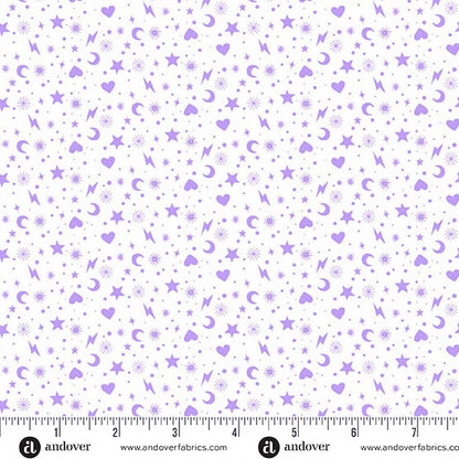 Jelly Roll Quilt Fabric | Andover Perfect Day Collection | 2 1/2" Strips | 40 Pieces