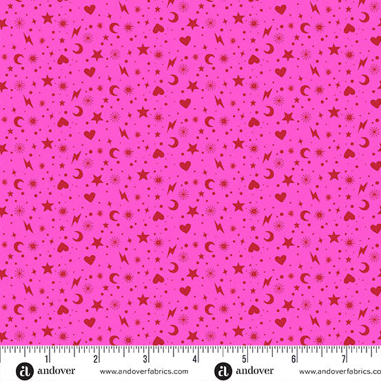 Jelly Roll Quilt Fabric | Andover Perfect Day Collection | 2 1/2" Strips | 40 Pieces