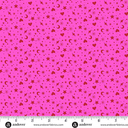 Jelly Roll Quilt Fabric | Andover Perfect Day Collection | 2 1/2" Strips | 40 Pieces