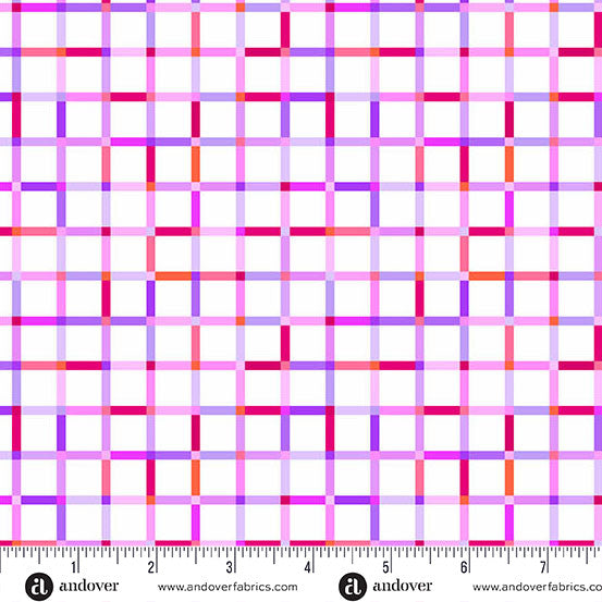 Jelly Roll Quilt Fabric | Andover Perfect Day Collection | 2 1/2" Strips | 40 Pieces