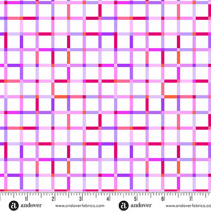 Jelly Roll Quilt Fabric | Andover Perfect Day Collection | 2 1/2" Strips | 40 Pieces