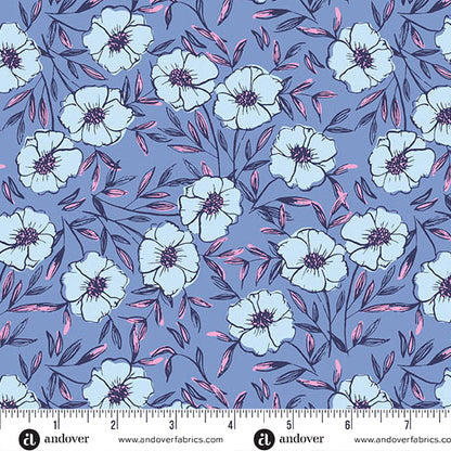 31 Fabric Fat Quarter Bundle - Petals and Stitches Collection by Stephanie Organes for Andover Fabrics