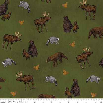 Precut Fabric Fat Quarter Pack Pine Grove Collection by the RBD Designers for Riley Blake Designs - 24 Fat Quarters