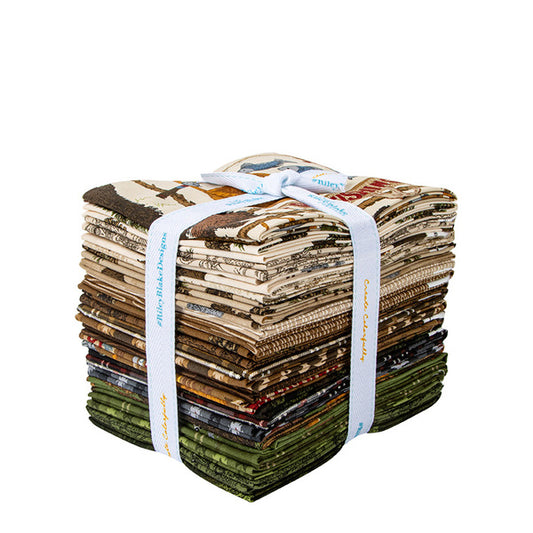 Precut Fabric Fat Quarter Pack Pine Grove Collection by the RBD Designers for Riley Blake Designs - 24 Fat Quarters