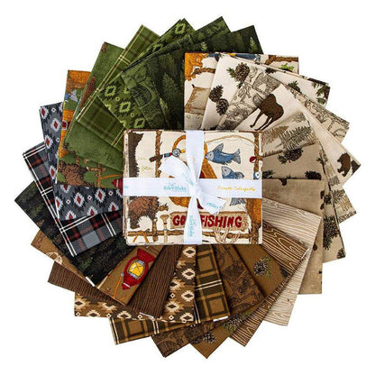 Precut Fabric Fat Quarter Pack Pine Grove Collection by the RBD Designers for Riley Blake Designs - 24 Fat Quarters