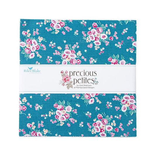 Precut Fabric Layer Cake Precious Petites by Gerri Robinson for Riley Blake Designs - 10" Fabric Squares