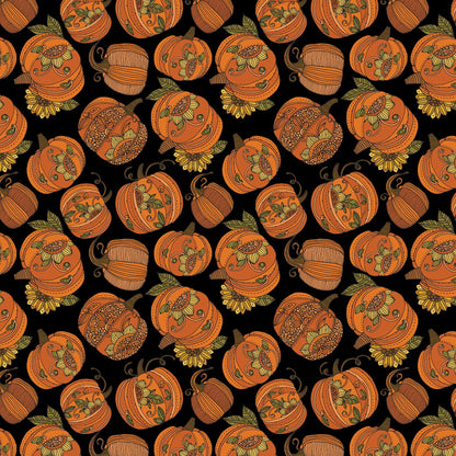 Benartex Fabric Design Roll PUMPKIN AND SPICE Strip-Pies by Valentina Harper - 2 1/2" Fabric Strip Set