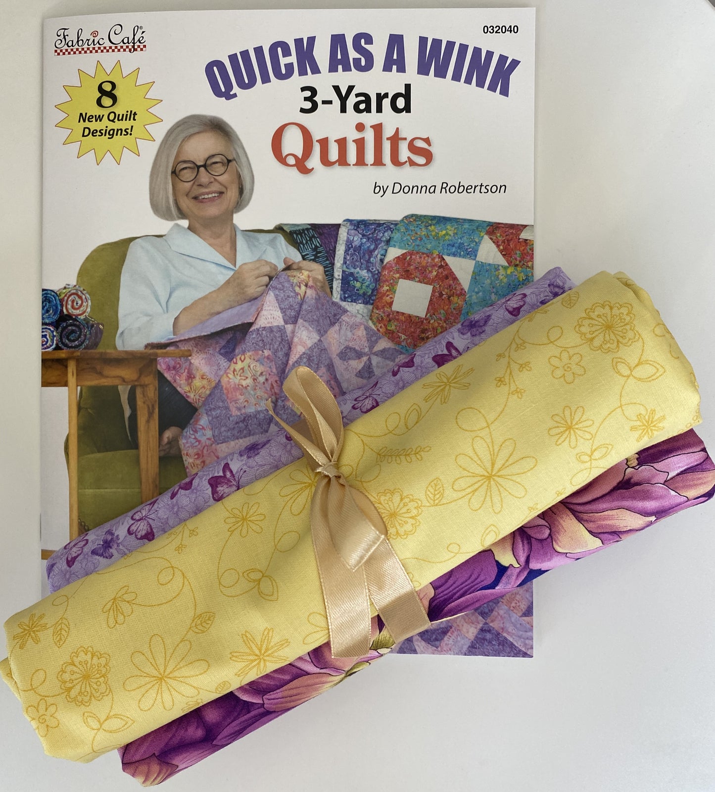 Quilt Kit - Quick As A Wink 3-Yard Quilts Plus 3 Yards of Coordinating Fabric