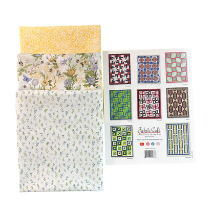 3 Yard Quilt Kit | Make it Modern With 3-Yard Quilts Book | 3 Yards of Coordinating Fabric