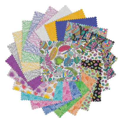 Precut Fabric Charm Pack Rooville Collection by Kimberly Einmo for Benartex Contempo - 5" Fabric Squares
