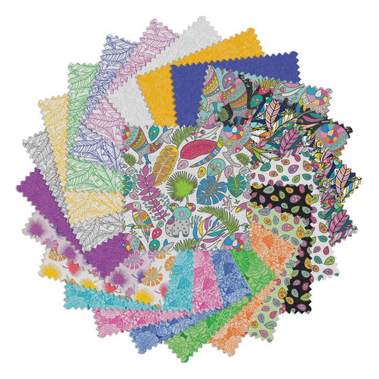 Precut Fabric Charm Pack Rooville Collection by Kimberly Einmo for Benartex Contempo - 5" Fabric Squares