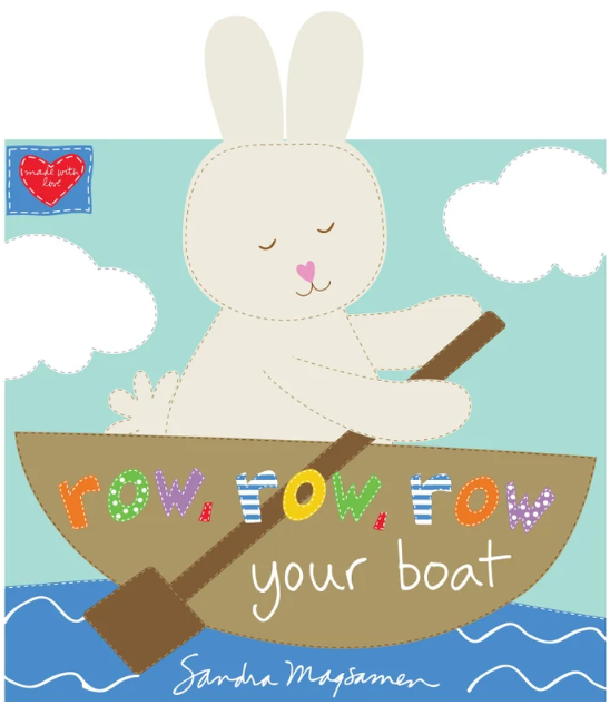 Row, Row, Row Your Boat Huggable and Loveable Fabric Book Panel by Sandra Magsamen for Studio E