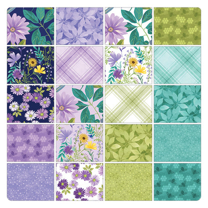 Layer Cake Quilt Fabric | Veronica's Garden | Benartex | 42 Pieces