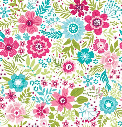 Fabric Strips Secret Garden by Shelley Cavanna for Benartex Contempo - 2 1/2" Fabric Strip-Pie