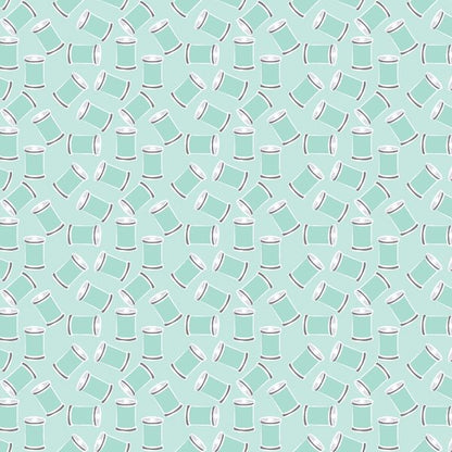 Fabric 5 Yard Bundle SEW BLOOM (BLUE) by Cherry Guidry for Benartex - 5 Different 1 Yard Cuts