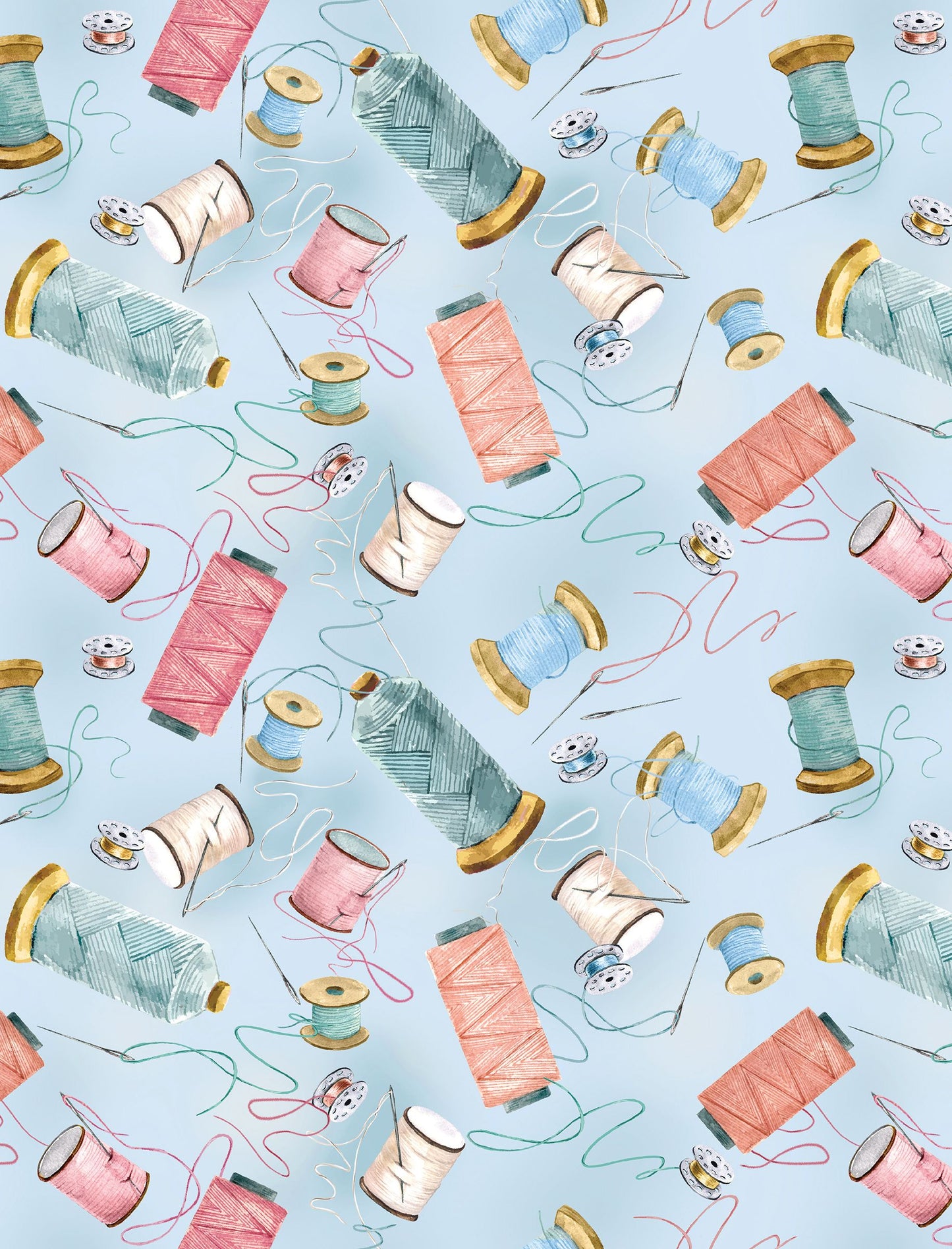 Fabric Design Roll SEW IN LOVE Strip-Pies by Nicole Decamp for Kanvas Studio and Benartex - 2 1/2" Wide Fabric Strip Set - Quilt Fabric