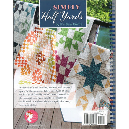 Simply Half Yards Quilt Book by It's Sew Emma