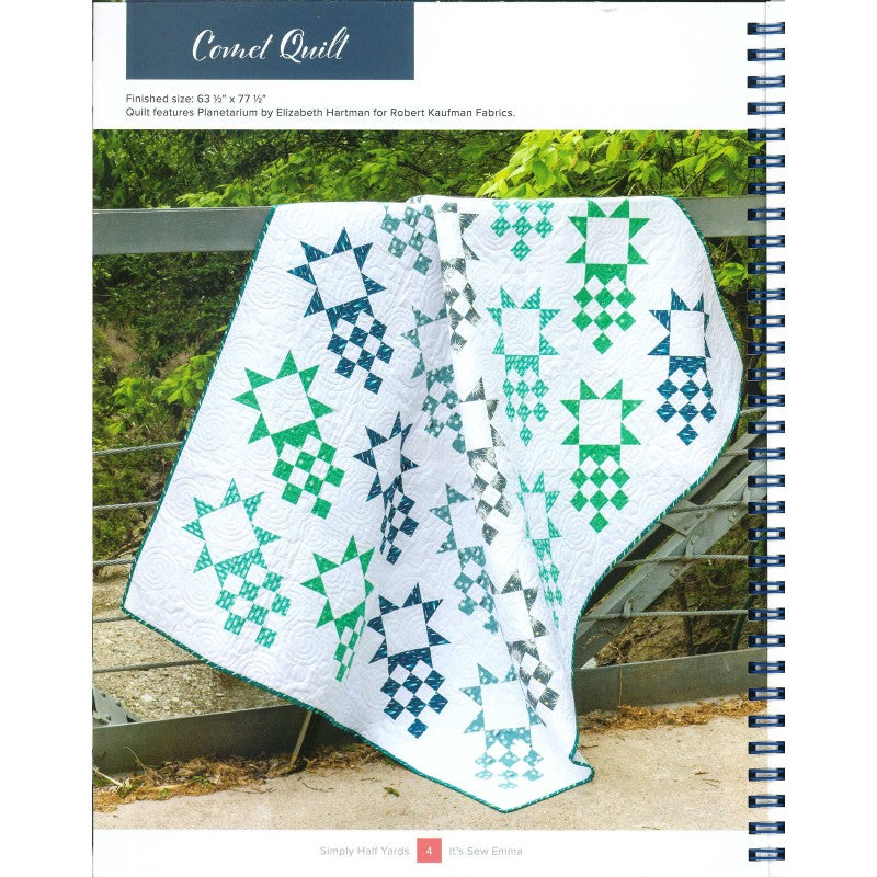 Simply Half Yards Quilt Book by It's Sew Emma