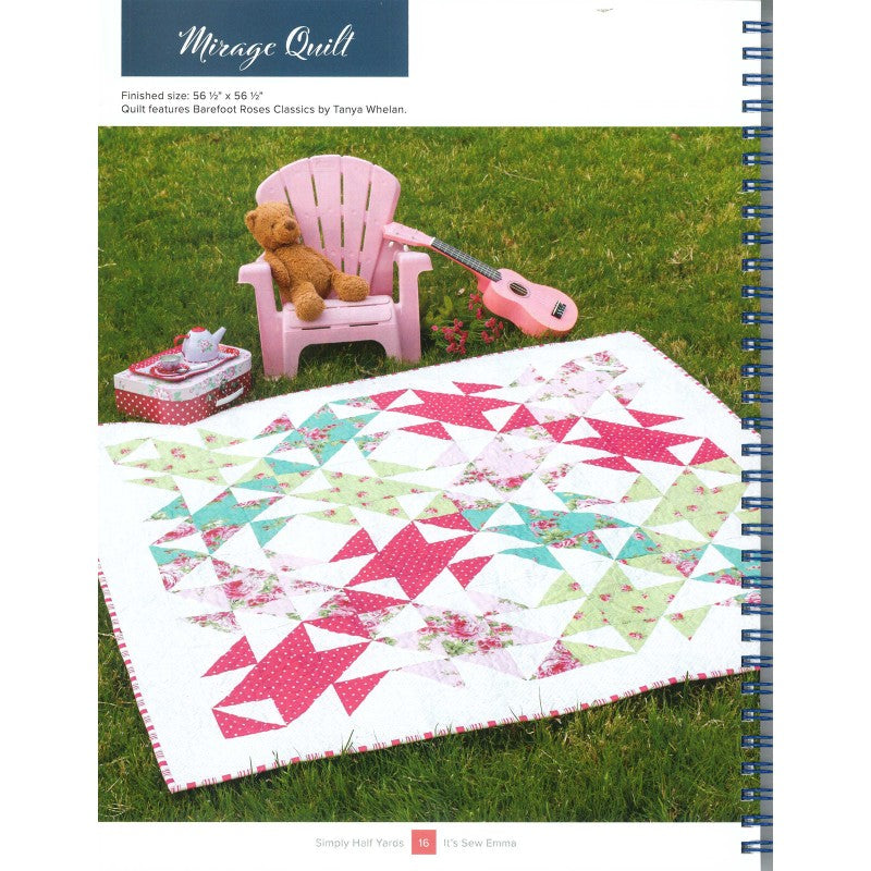 Simply Half Yards Quilt Book by It's Sew Emma