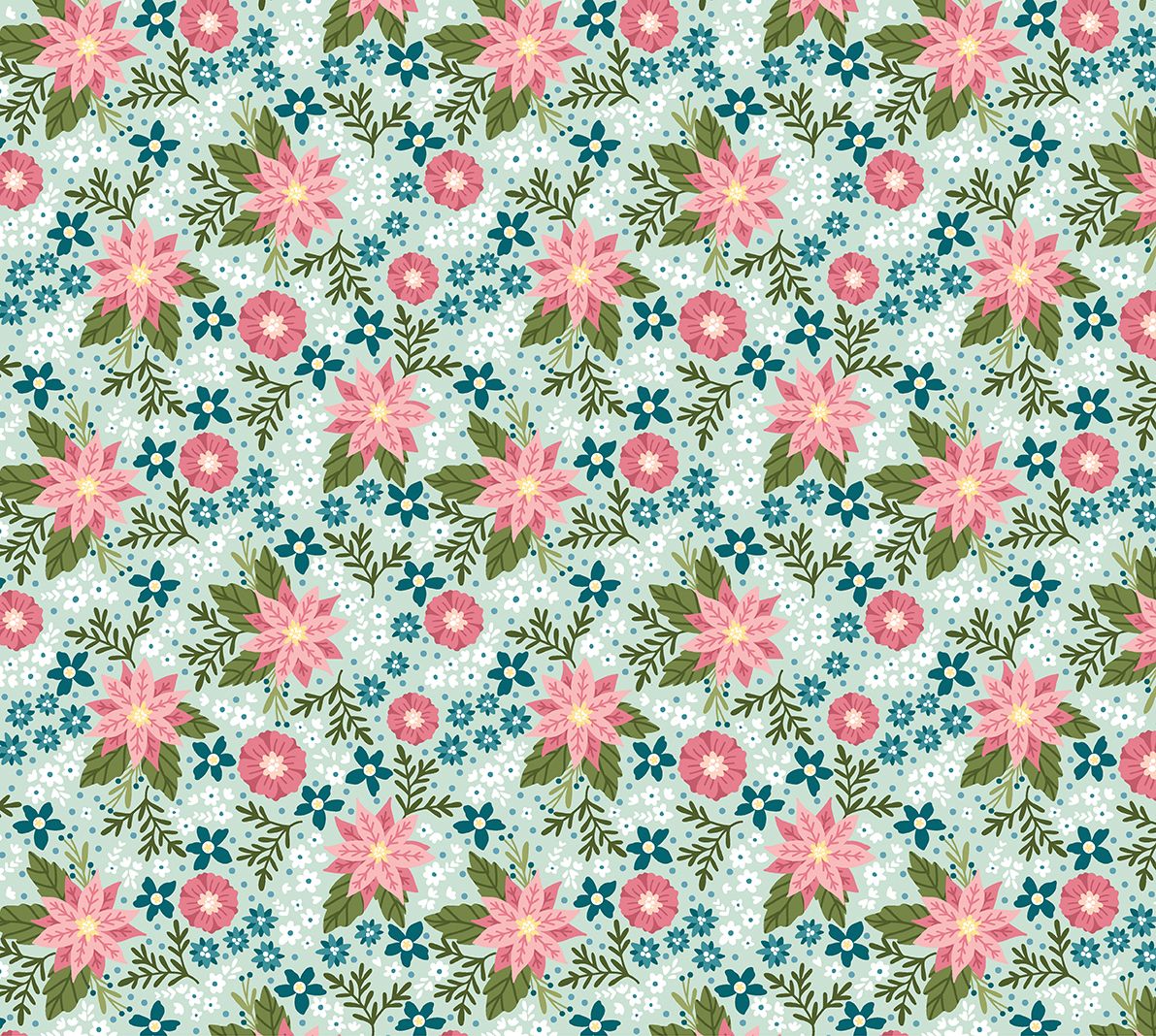 Fabric Layer Cake Snow Fall by Shelley Cavanna for Benartex Contempo Studio - 10" Squares