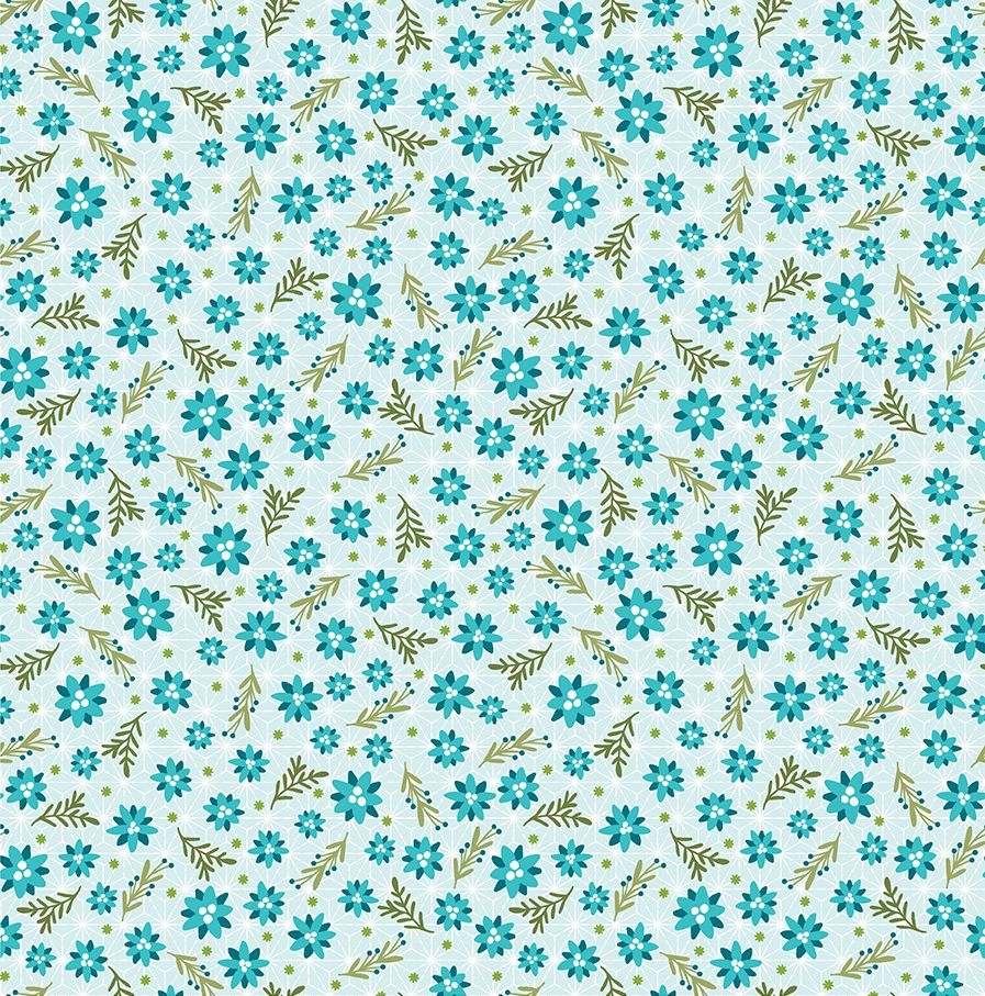 Fabric Layer Cake Snow Fall by Shelley Cavanna for Benartex Contempo Studio - 10" Squares