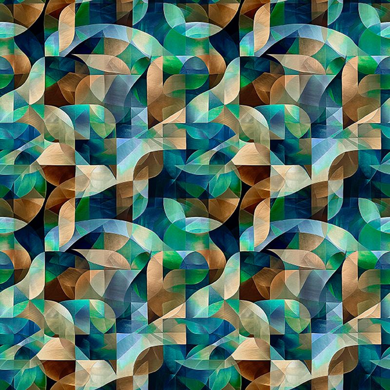 Fat Quarter Bundle Quilting Fabric Solstice Collection QT Fabrics - 15 Fat Quarters