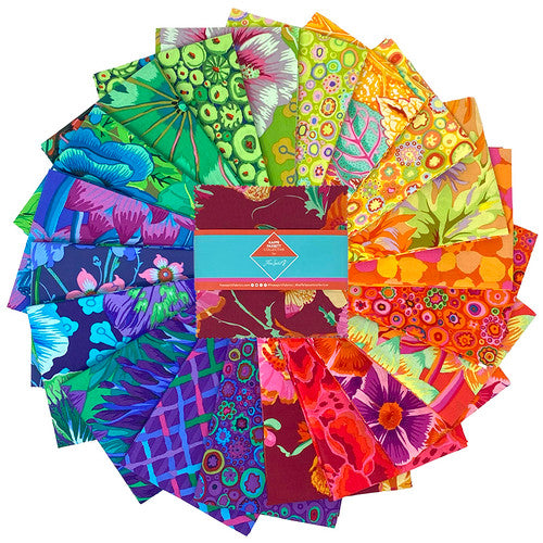 Precut Fabric Charm Pack Spectrum Classics Plus by Kaffe Fassett for Free Spirit Fabrics - 5" Fabric Squares