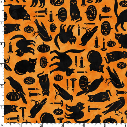 SPOOKY HALLOW by Maywood Studio - Fabric Layer Cake 42 - 10" Squares