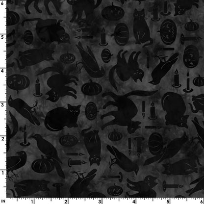 2 1/2" Fabric Design Roll - SPOOKY HALLOW by Maywood Studio