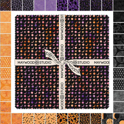 SPOOKY HALLOW by Maywood Studio - Fabric Layer Cake 42 - 10" Squares