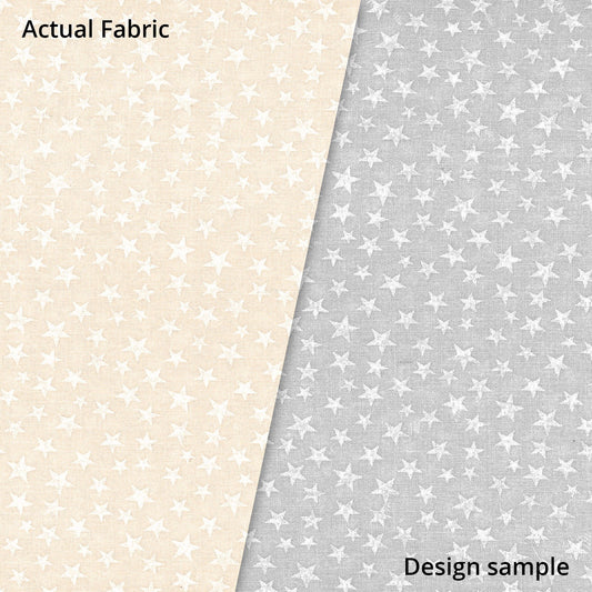 Ecru Quilting Fabric - Stars Background Fabric - Sold by the Yard