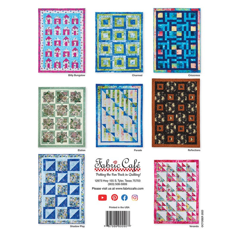 Quilt Kit - Stash Busting With 3-Yard Quilts Plus 3 Yards of Construction Crew Coordinating Fabric