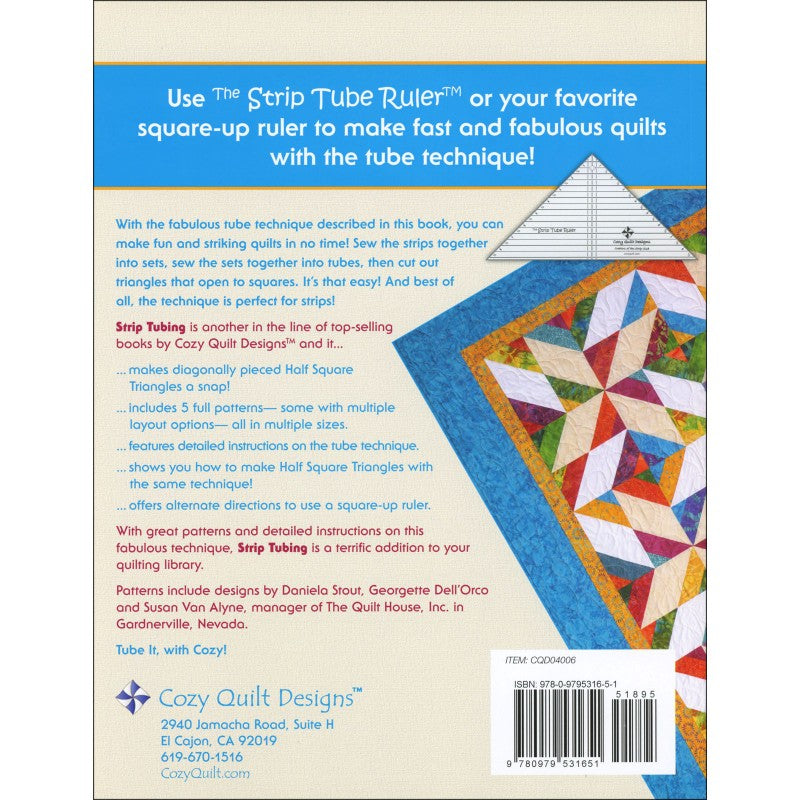 Strip Tubing by Daniela Stout and Georgette Dell'Orco - Quilt Pattern Book