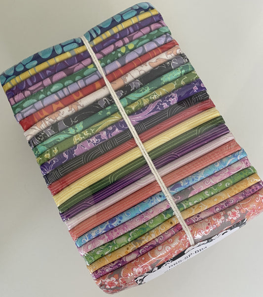 Fabric Fat Quarter Bundle - STUDIO PALETTES by RB Studios - 25 Fat Quarters