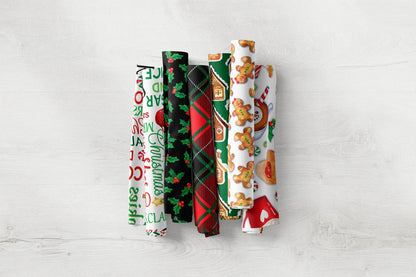 Fat Quarter Bundle Quilting Fabric Sugar and Spice by Nicole Decamp - 14 Christmas Fat Quarters