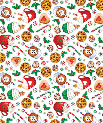Fat Quarter Bundle Quilting Fabric Sugar and Spice by Nicole Decamp - 14 Christmas Fat Quarters