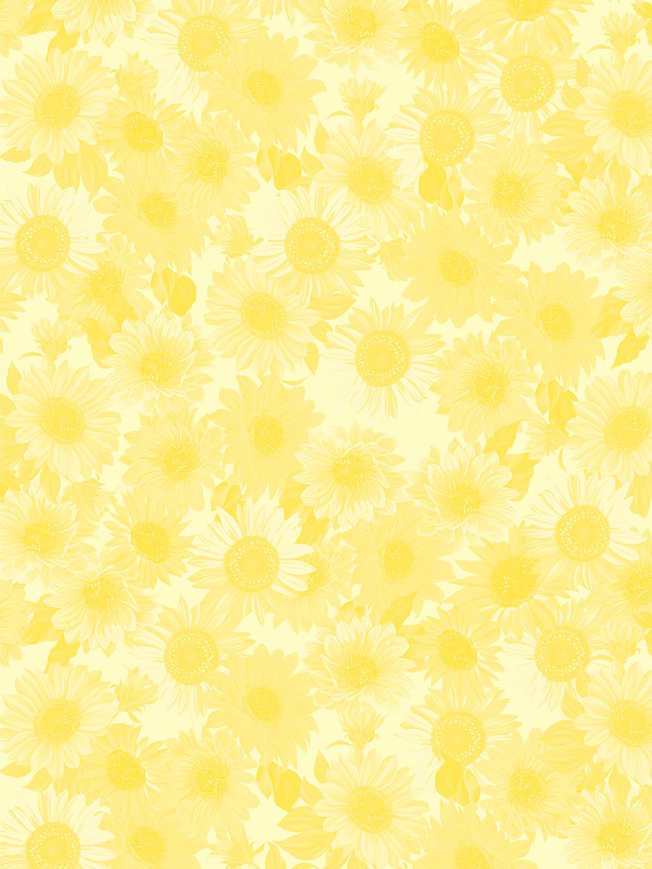 Fabric Layer Cake SUNFLOWER SUNRISE by Kanvas Studio for Benartex - 10" Squares