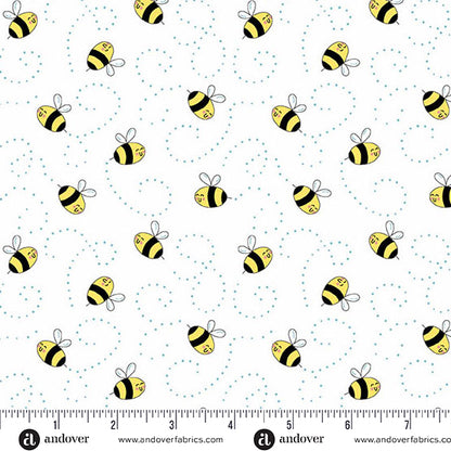 Precut Fabric Layer Cake Sunny Honey Collection by Amy Latta for Andover Fabrics - 10" Squares