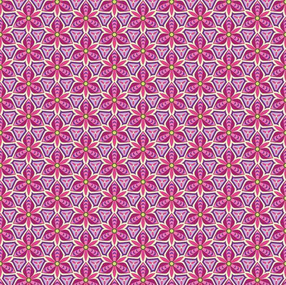 Fabric 5 Yard Bundle SUNNYSIDE (PINK) by Modern Quilt Studio for Benartex - Perfect Gift for Quilters - Free Shipping!